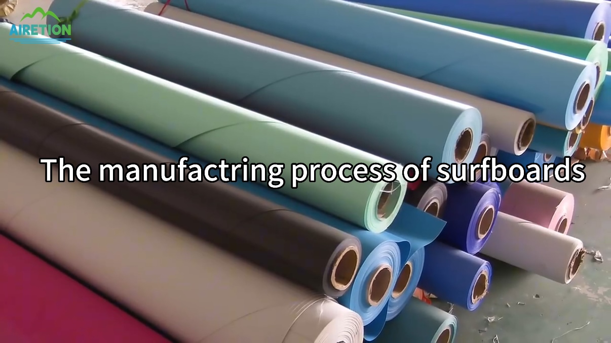 The manufacturing process of surfboards