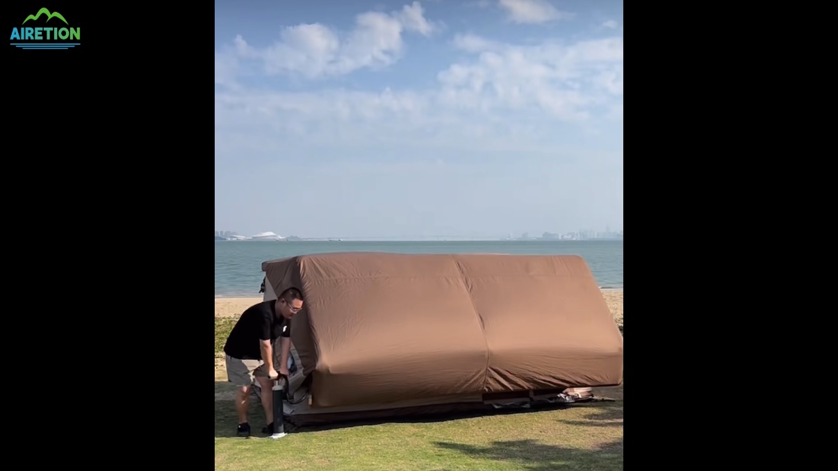 Ocean Dreams : Beach Camping with Inflatable Tents